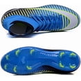 thumbnail image 2 of Botas de fútbol para hombre, botas de fútbol, zapatos con clavos, zapatillas deportivas de caña alta para entrenamiento en exteriores e interiores, 2 of 5