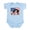 Sky Blue, variant on CafePress - American Wrestling Infant Bodysuit - Baby Light Bodysuit, Size Newborn - 24 Months