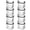 8PCS, variant on 1 PC Heavy Duty Clear PVC Storage Bag for Clothes Moving, 38x24x32cm Stackable Tote with Handle and Zipper, College Dorm Home Organization