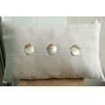 thumbnail image 4 of Ecru Lumbar Pillow Cover, Mother Of Pearls Lumbar Pillow Cover, 12x24 inch (30x60 cm) Lumbar Pillow Cover, Rectangle Cotton Linen Lumbar Pillow Cover - Natural Pearlized, 4 of 4