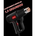 thumbnail image 2 of SNORF Pistola De Calor - 2000W Heat Gun, 50℃~600℃, 2 configuraciones de velocidad, 4 accesorios, para manualidades, envoltura retr&aacute;ctil, reparaci&oacute;n de electr&, 2 of 7