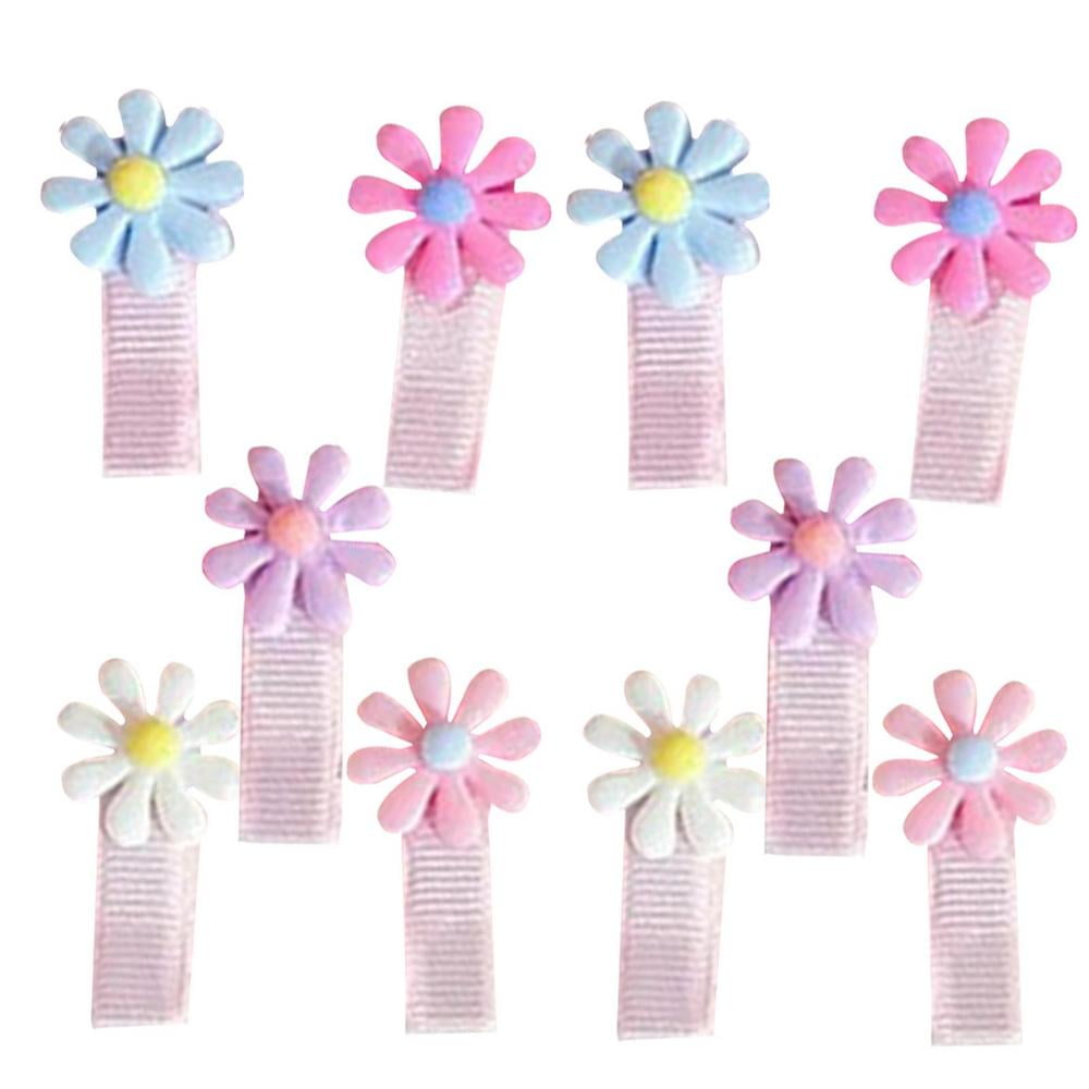 Tohuu Cute Hair Clips Cartoon Hair Bang Clips with Cute Flowers Fruits