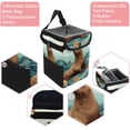 thumbnail image 2 of Sea Lion Foldable Car Garbage Can with Lid, Leak-Proof Mini Trash Can, Hanging Storage Bag for Car, 2 of 6