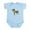 Sky Blue, variant on CafePress - RAM TIME Body Suit - Baby Light Bodysuit, Size Newborn - 24 Months