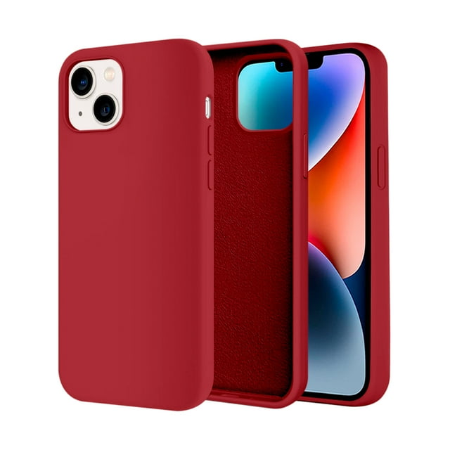 Funda de Protección para iPhone 14 - Sovico - Silicón con Forro de Microfibra