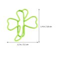 thumbnail image 3 of 45 Pcs Clover Shape Paper Clips Bookmark Clips Practical Test Paper Clips, 3 of 3