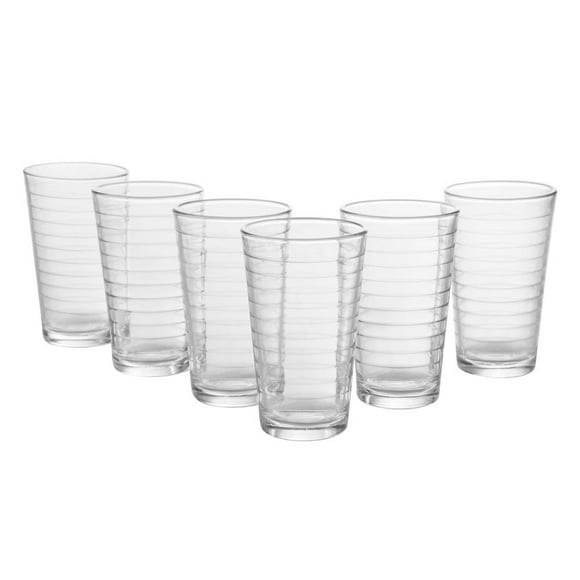Juego de Vasos Crisa Coliseo de 412 ml 6 Piezas