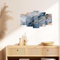 thumbnail image 4 of ZHONGYUTONG Islamic Wall Art 5 Pieces Arabic Calligraphy Poster Ayatul Kursi Canvas Pictures Prints Islamic Art Eid Decor Framed Muslims Islamic Gifts (8x14inx2pcs 8x18inx2pcs 8x22inx1pcs), 4 of 4