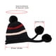 thumbnail image 2 of Gorro con calefacción USB para mujer, gorro tejido con pompón, gorro suave y cálido para invierno, 2 of 8