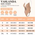 thumbnail image 2 of VASLANDA Thong Shapewear for Women Tummy Control Invishaper Plunge Backless Body Shaper Bra Low Back Bodysuit Daily Use, 2 of 6