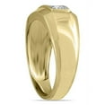 thumbnail image 2 of SZUL Women's SZUL 1/4 Carat TW Men's Diamond Ring in 10K Yellow Gold (J-K-L Color, I2-I3 Clarity), 2 of 5