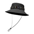 thumbnail image 1 of Sombrero tipo pescador cómodo de ala ancha y ajustable para la playa, ideal para jugar al golf o actividades al aire libre. Negro, 1 of 9
