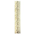 thumbnail image 6 of Offray Ribbon, White 7/8 inch Gold Greek Key Woven Ribbon, 9 feet, 6 of 7