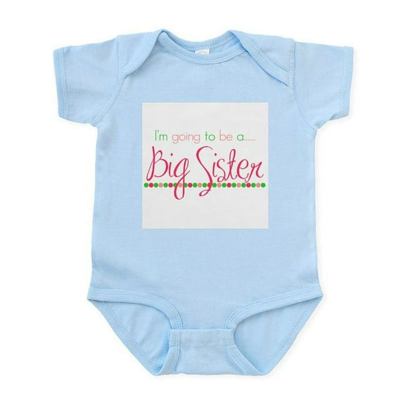 CafePress - I'm Gonna Be A Big Sister Infant Bodysuit - Baby Light Bodysuit, Size Newborn - 24 Months
