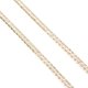 thumbnail image 2 of Cadena Collar Barbada Bitono 7mm Unisex 55cm Chapa de Oro 18K Ametrinaa MPCA0021, 2 of 5