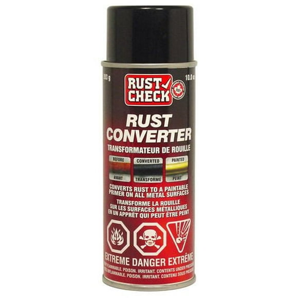 Convertisseur de rouille Rustcheck, aérosol, 283 g Transformateur de rouille
