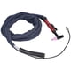 thumbnail image 3 of Antorcha Soldadora TIG, Cable Ignífugo De 3,7 Metros Juego De Pistola De Soldadura Por Arco De Argón Cabeza Flexible M16 Con Cubierta Protectora De Tela Para La Industria Para, 3 of 7