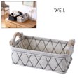 thumbnail image 4 of Cesta De Almacenamiento De Fieltro Rectangular Caja De Almacenamiento De Ropa Contenedores Con Asas Para El Hogar Dormitorio Estantes De Baño Armario ANGGREK  Descripción de la referencia, 4 of 5