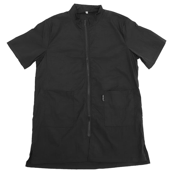 Healifty Dog Grooming Apron Waterproof Black for Pet Owners Bath Time 1Set