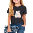 thumbnail image 2 of YABCSAZ Baby Boys Girls Easter Tops for Short Sleeve Bunny Eggs Tops Summer Casual Crewneck Tee Shirt Kids Loose Tops Soft Comfy Shirts Toddler Outfits Size 9 T, 2 of 4