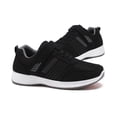 thumbnail image 4 of Domzle Men's Casual Walking Shoes for Elderly Lightweight Strap Comfortable Sneakers Outdoor Workout Sneaker Walking and All-Day Comfort Black, 4 of 6