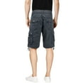 thumbnail image 2 of X RAY JEANS Men's 12.5" Inseam Cargo Shorts, Steel, 38, 2 of 5