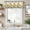 Yellow Green Black, variant on Sunflower Farmhouse Short Window Curtain Valances, Black White Buffalo Plaid Check Country Bee Rod Pocket Kitchen Valances for Living Room Bedroom Bathroom Cafe 42" x 12"