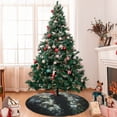 thumbnail image 7 of Rateoe Floral Angelic White Wings Print Christmas Tree Skirt 30" for Xmas Holiday New Year Party Circle Tree Mat Ornaments Decoration, 7 of 7