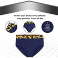 thumbnail image 3 of Natural Feelings Cotton Mens Underwear Briefs Dailywear Soft Mid Rise Briefs for Men, 3 of 3