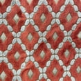 thumbnail image 5 of Plutus Velvet Majestic Red, Gray Handmade Luxury Pillow - Double sided 12" x 20", 5 of 5
