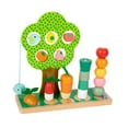 thumbnail image 2 of Rompecabezas con forma de madera Toy Educational Toy de madera Apilamiento de vegetales y juguete de clasificación para regalo de cumpleaños, 2 of 8