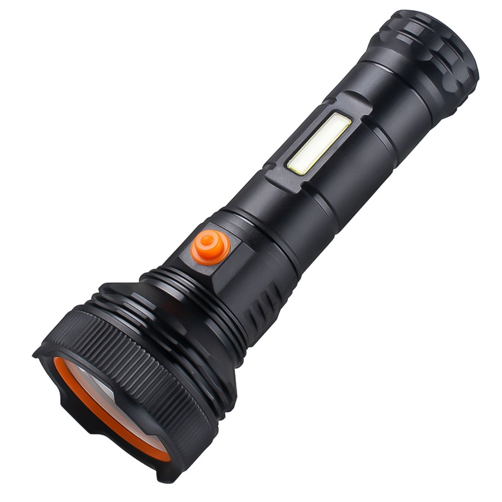 Portable LED Flashlight Super Bright Waterproof Rechargeable USB Torch Power  Bank for Camping, Hiking, Outdoor Activities