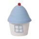 thumbnail image 1 of Cesta de almacenamiento tejida a mano, cesta para juguetes, multiusos, con tapa, contenedor para artículos diversos, hogar Azul y blanco, 1 of 9