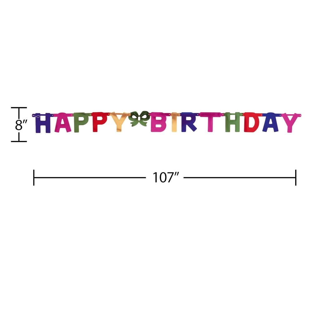 12/Case Bulk Large Happy Birthday Party Banners