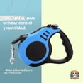 thumbnail image 2 of P.U.P. SUPPLY | Accesorios para Perro | Correa Retractilar para Perro y Mascotas| Azul - 3m | Correa para Perro Grande - Mediano y Pequeño, 2 of 7