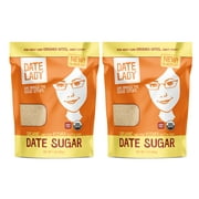 Date Lady Organic Date Sugar, 1 lb (2pk) Vegan & Kosher | Sugar Substitute