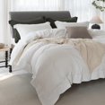 thumbnail image 3 of Set Linen Texture 100% Cotton Fabric Durable Breathable Natural Dreamy Chic, 3 of 7