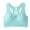 Light Blue#women's sports bras high impact, variant on UVEASISHA Women Zip Front Sports Bras Racerback Mesh Back Yoga Bras Breathable Wireless T-Shirt Bras Thin Comfy Workout Bralette Black S