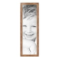 thumbnail image 2 of ArtToFrames 10" x 33" Honey Picture Frame, 10x33 inch Brown Wood Poster Frame (WOM-4085),  Pack, 2 of 8