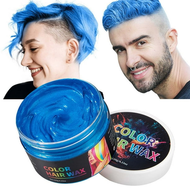Fiudx Cera Colorante para El Cabello, Pomadas de Cera de Color, Cera Colorante Natural para Cosplay