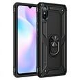 thumbnail image 1 of Shockproof Armor For Xiaomi Redmi 9A 9C 9T Case Phone Case for Redmi Note 7 8 Pro Ring Stand Bumper Silicone Phone Back Cover Black For Redmi Note7, 1 of 6