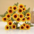 thumbnail image 4 of Lksixu Realistic Daisy Plastic Flowers Decoration, Chamomile Artificial Flowers No Fade Faux Plastic Plant Bouquet Chrysanthemum Floral Picks Wedding Vase Filler Spring Decor Gifts for Mother's Day, 4 of 7