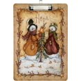 thumbnail image 2 of FMSHPON Christmas Tree Snow Clipboard Hardboard Wood Nursing Clip Board and Pull for Standard A4 Letter 13x9 inches, 2 of 7
