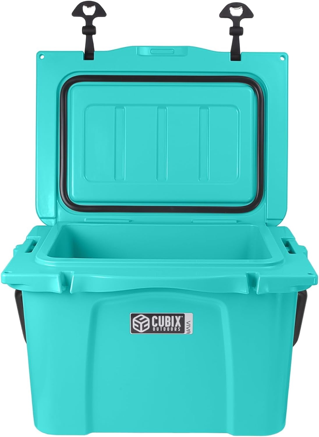 Cubix Outdoors Viva 25 QT Portable Insulated Hard Cooler - Fits 30 Cans - Turquoise