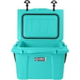 thumbnail image 4 of Cubix Outdoors Viva 25 QT Portable Insulated Hard Cooler - Fits 30 Cans - Turquoise, 4 of 7