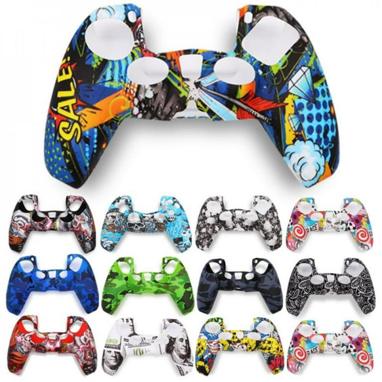 Pretty Comy Silicone Case Cover For PS5 Controller Gamepad Protective Cover  For PS5 Handle Joystick Protector Game Accessories Style 11 