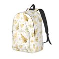 thumbnail image 1 of Vsdgher Gold Christmas Tree Print Canvas Backpack Travel Rucksack Unisex Knapsack 15.7/17.7Inch Laptop Backpack for Work,College-Small, 1 of 5