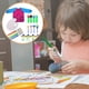 thumbnail image 2 of Vogacara Juego de pintura para niños, delantal de pintura, pinceles de paleta, pinceles de rodillo, Kit de garabatos de dibujo DIY para niños Juguetes Educativos rojo Vogacara FN0394-01B, 2 of 6