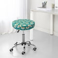 thumbnail image 4 of Uemuo Cute Shiba1 Pattern Round Bar Stool Seat Covers Washable Stool Cushion Slipcover Elastic Bar Chair Covers-14 inch, 4 of 7