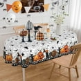 thumbnail image 1 of Oval Halloween Tablecloth 52 x 70 Inch, Halloween Spider Web Tablecloth Oval, Halloween Table Cloths Oval, Halloween Oval Table Cloth Decor, 1 of 5